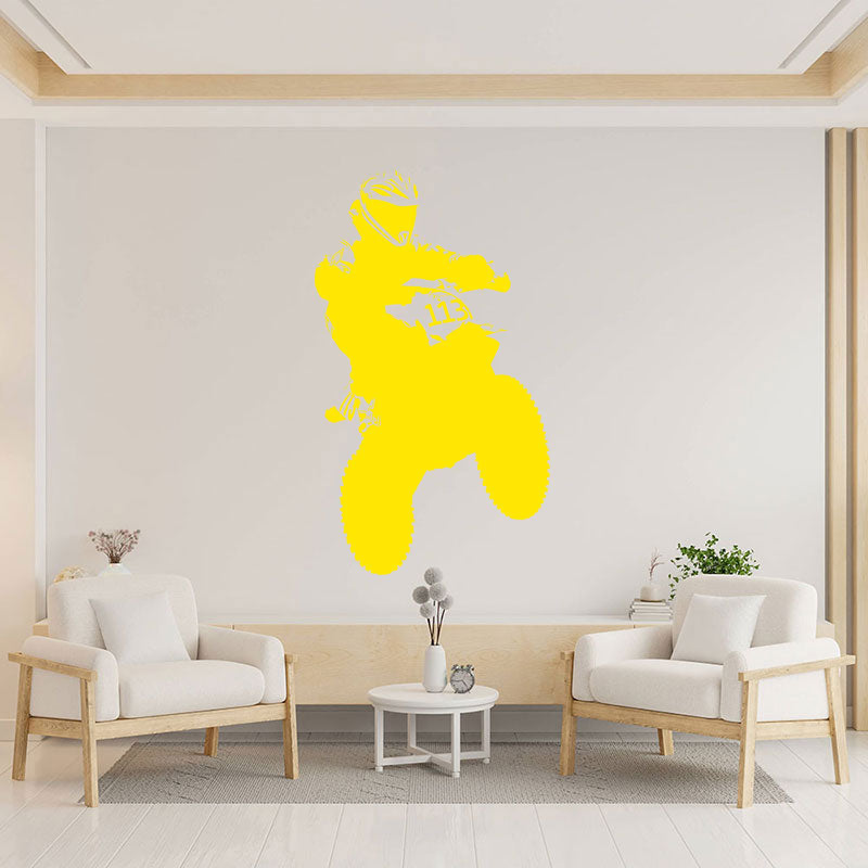 motocross dirt motorbike wall sticker