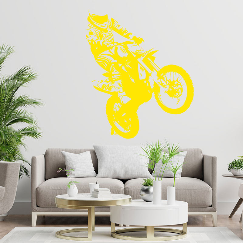 motocross dirt wall sticker