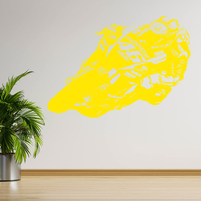 valentino rossi moto gp motorbike sticker