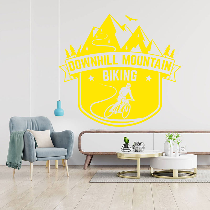 cycling vinyl sticker perfect wall sticker