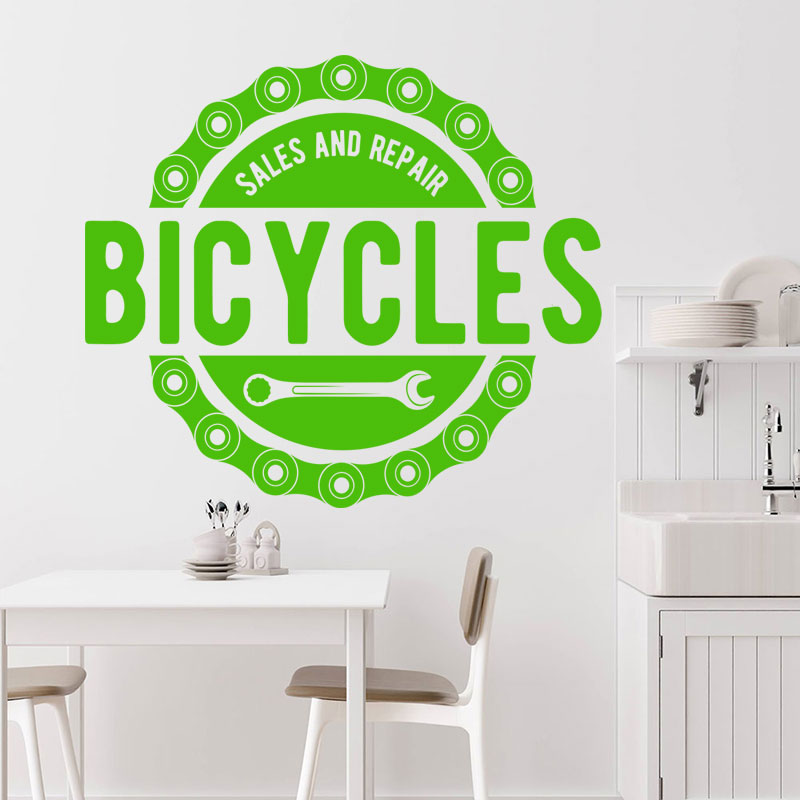 mountain biking adventure wall sticker