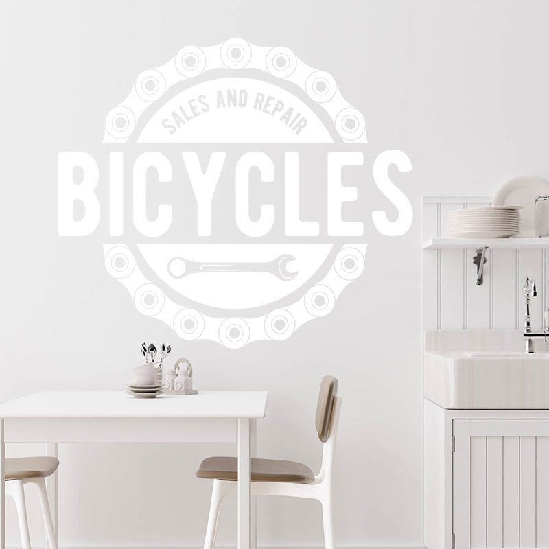 mountain biking adventure wall sticker