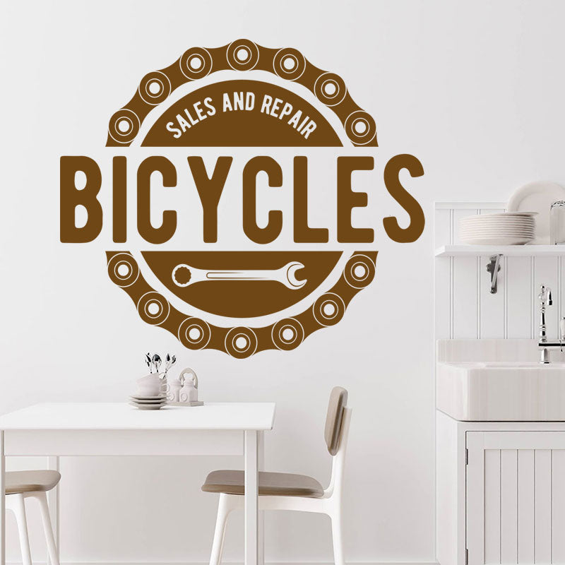 mountain biking adventure wall sticker
