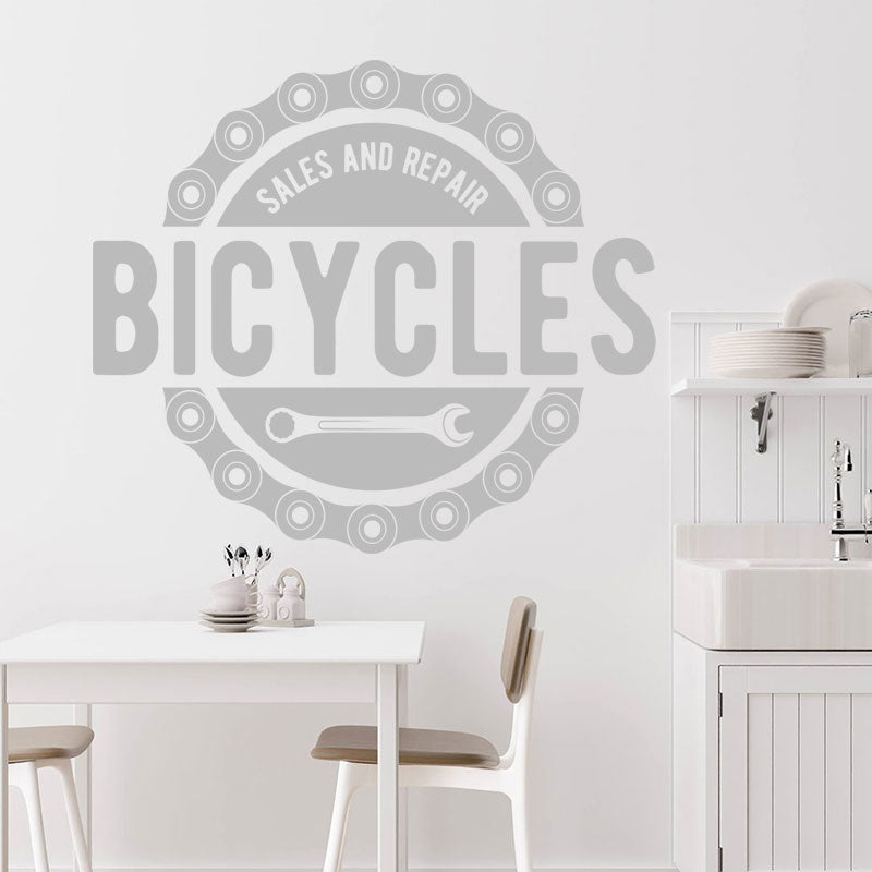mountain biking adventure wall sticker