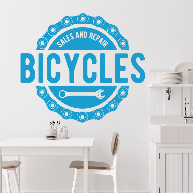 mountain biking adventure wall sticker