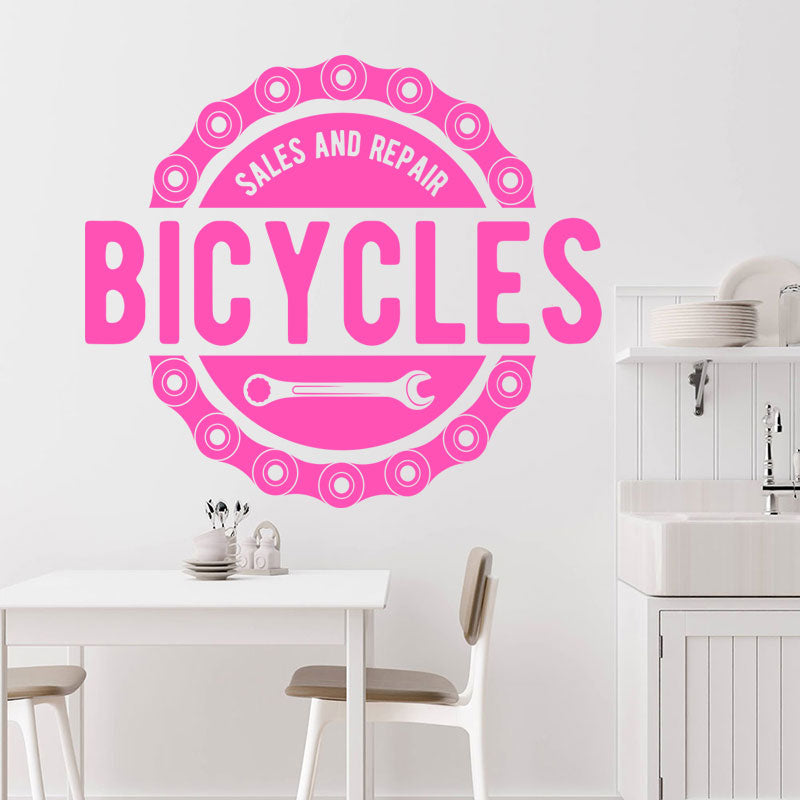 mountain biking adventure wall sticker