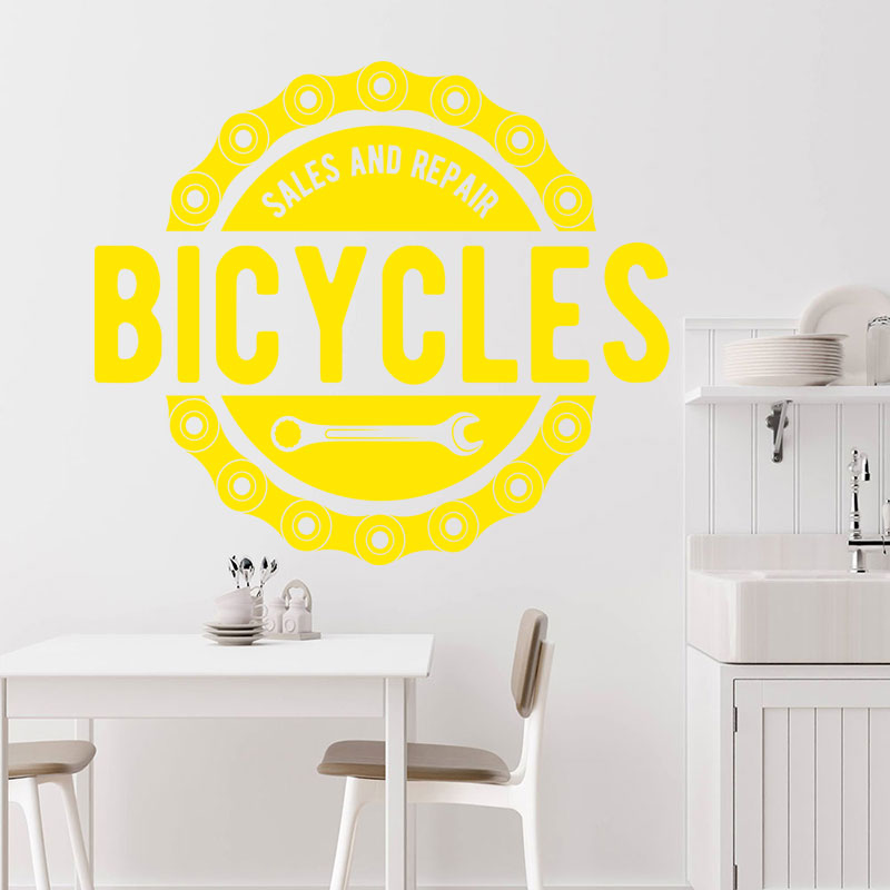 mountain biking adventure wall sticker