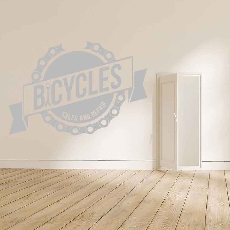 trail cycle sport decal wall sticker