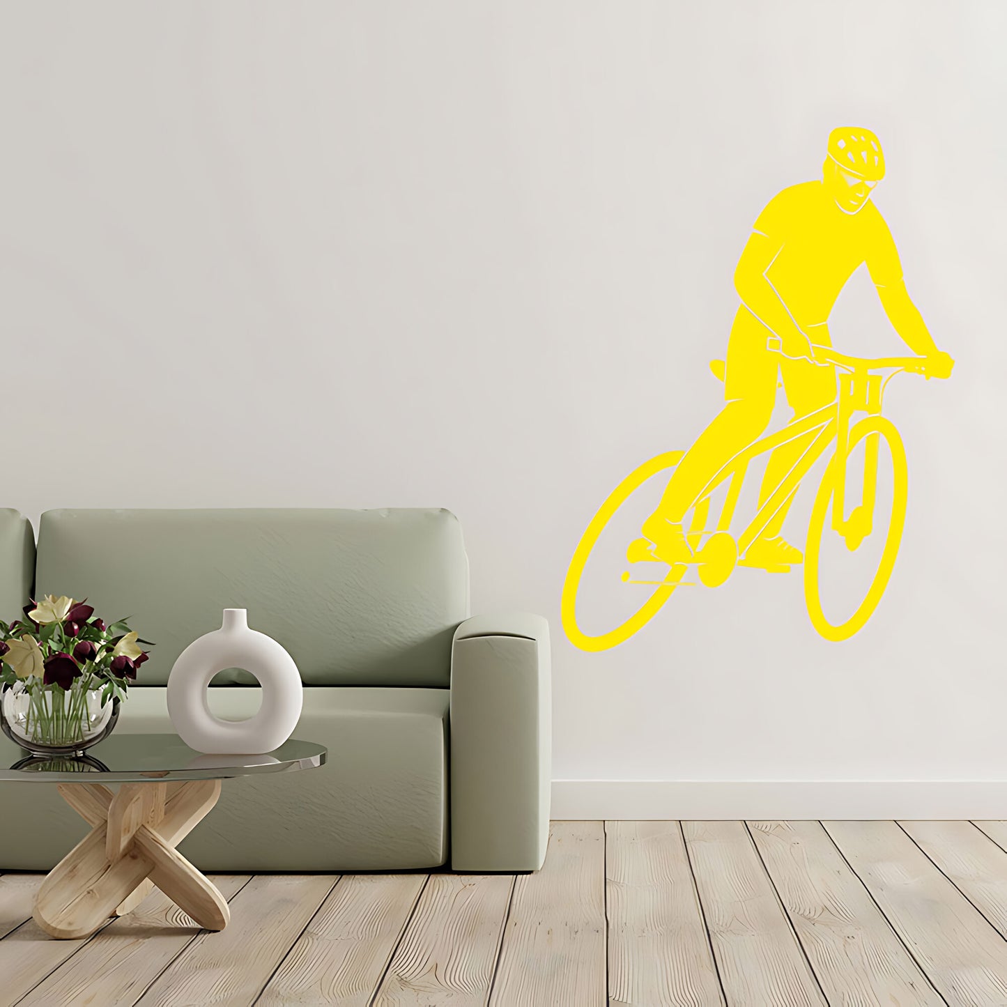 Trail Riding Mountain Bike Wall Art Sticker for Shops and Homes