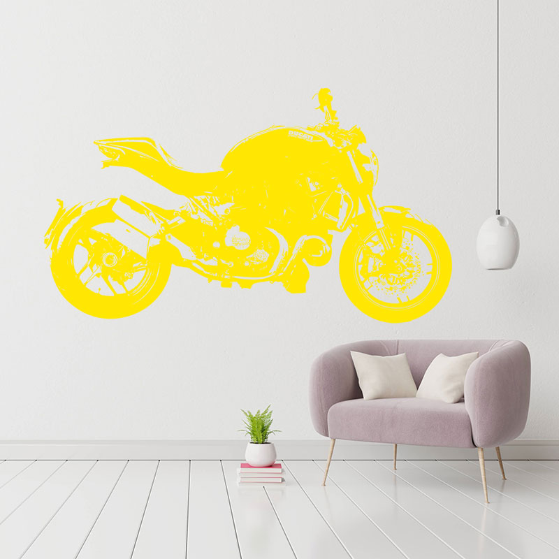 ducati monster wall sticker design