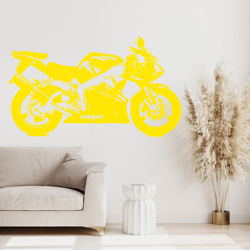 yamaha r1 motorbike wall sticker