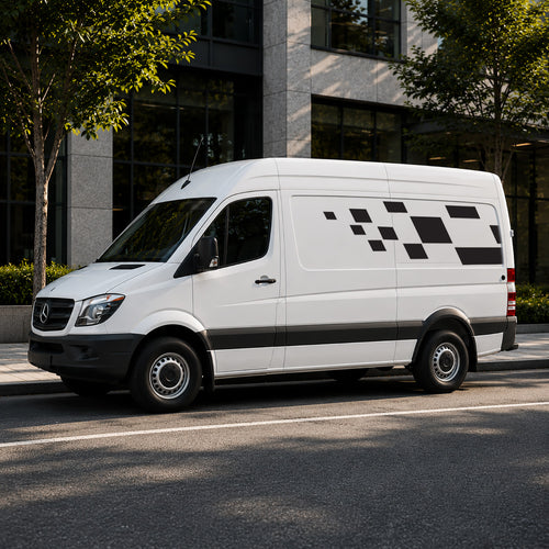 Mercedes Sprinter Racing Stripe Kit – Motorsport Side Graphics Decal