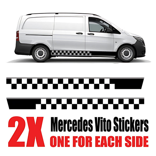 Mercedes Vito Sport Side Stripe Stickers and Decals