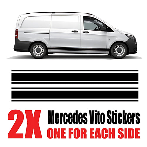 Mercedes Vito Body Side Decal Stickers and Decals