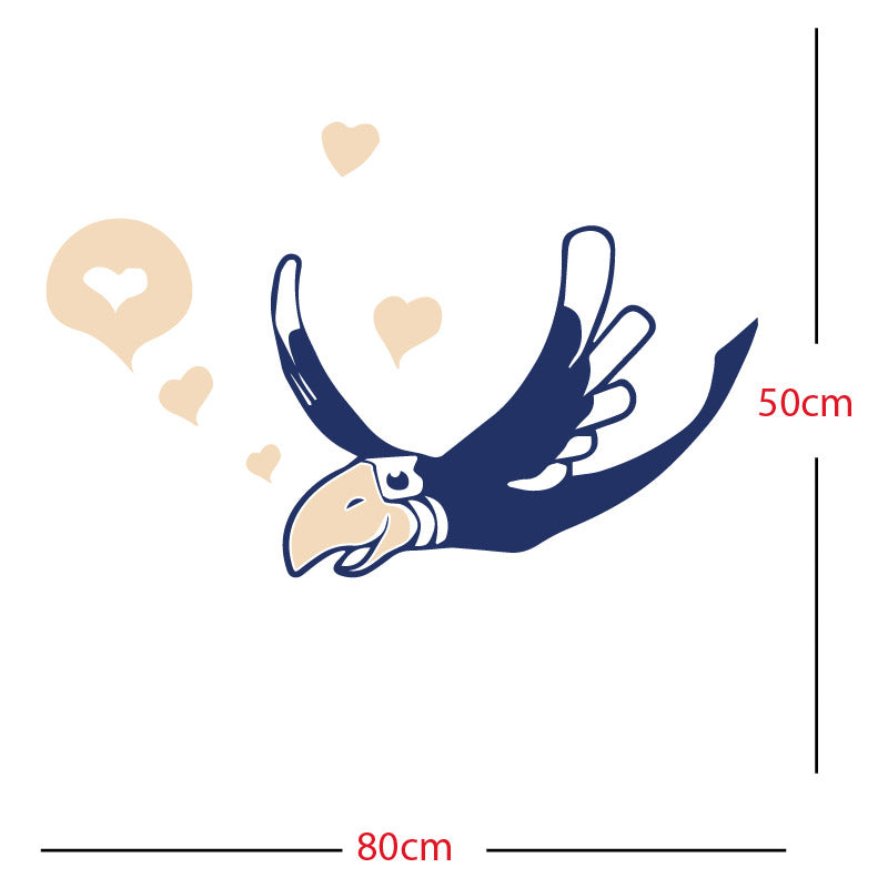 parrot pirate theme wall sticker
