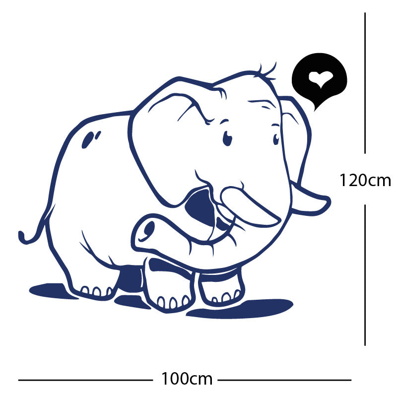 elephant wall sticker