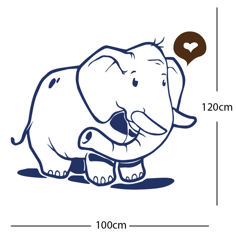 elephant wall sticker