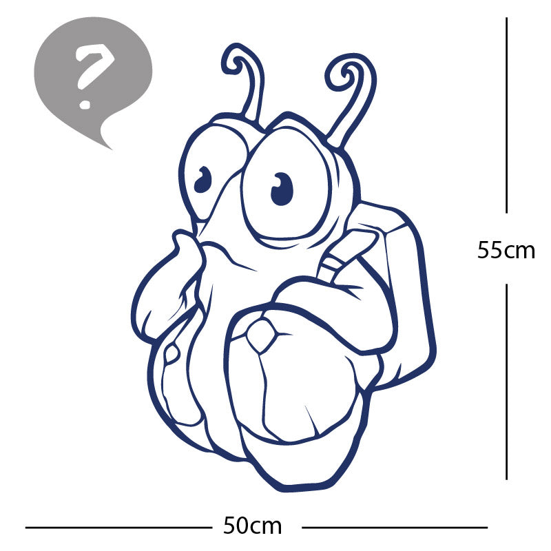 alien space theme wall sticker