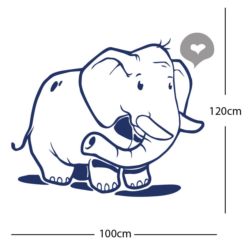gorilla with bird cute wall sticker