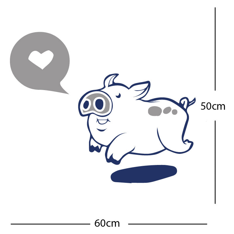 cloud element wall sticker