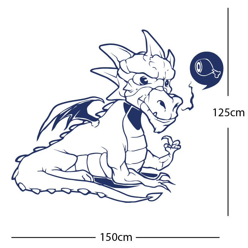 large dragon wall sticker