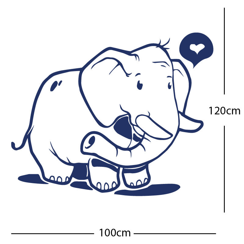 elephant wall sticker