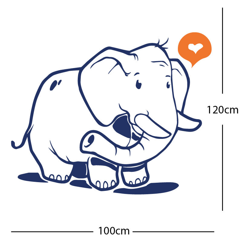 elephant wall sticker