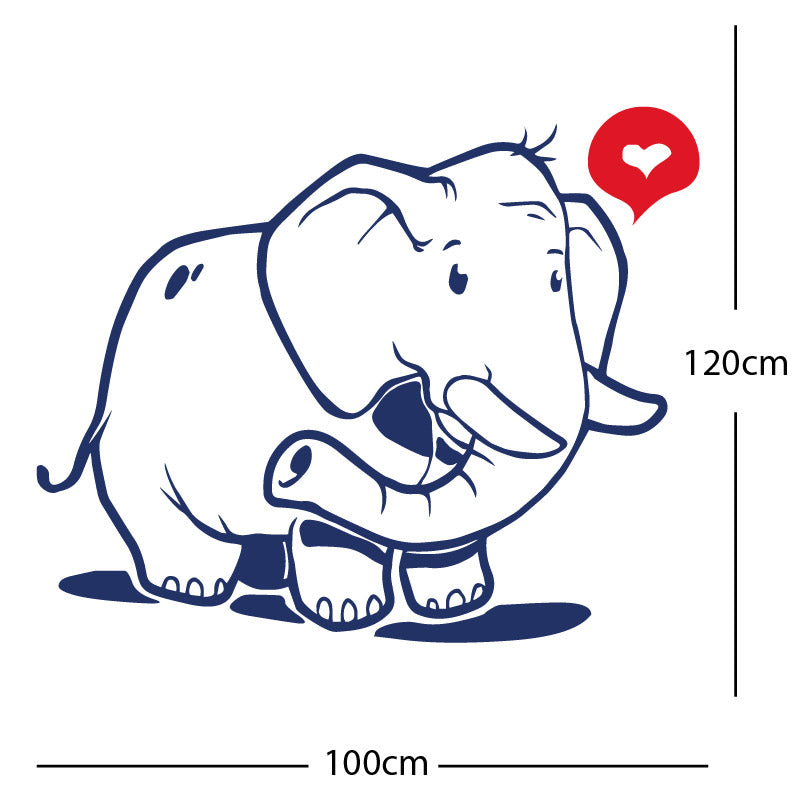 elephant wall sticker