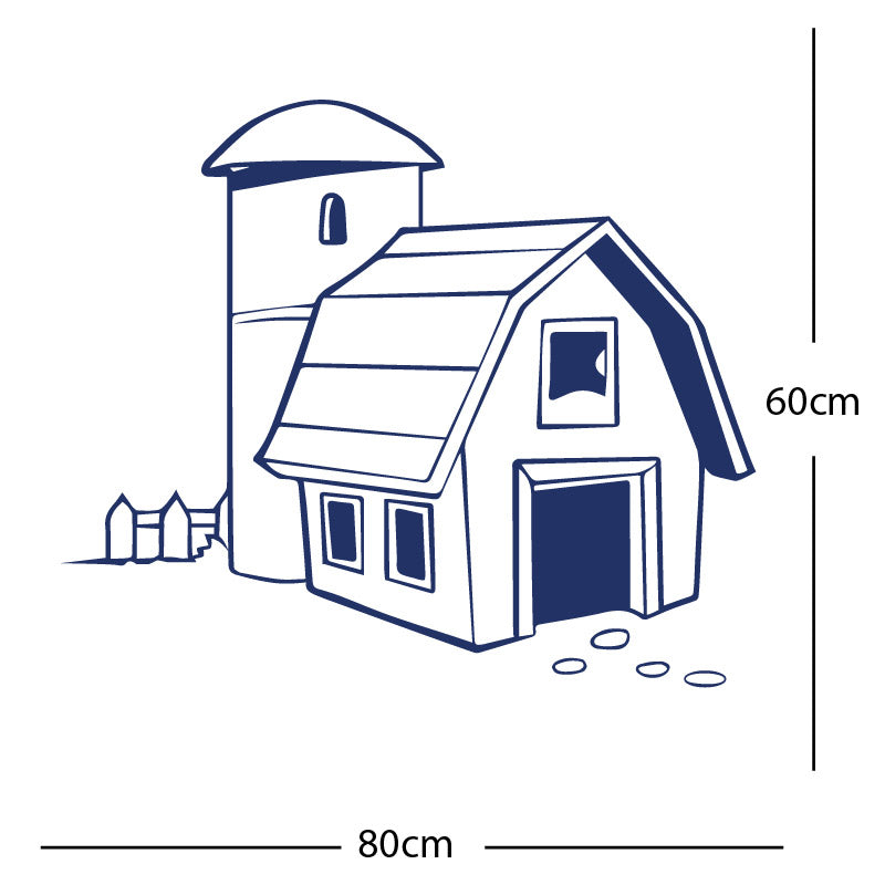 barn farmyard wall sticker