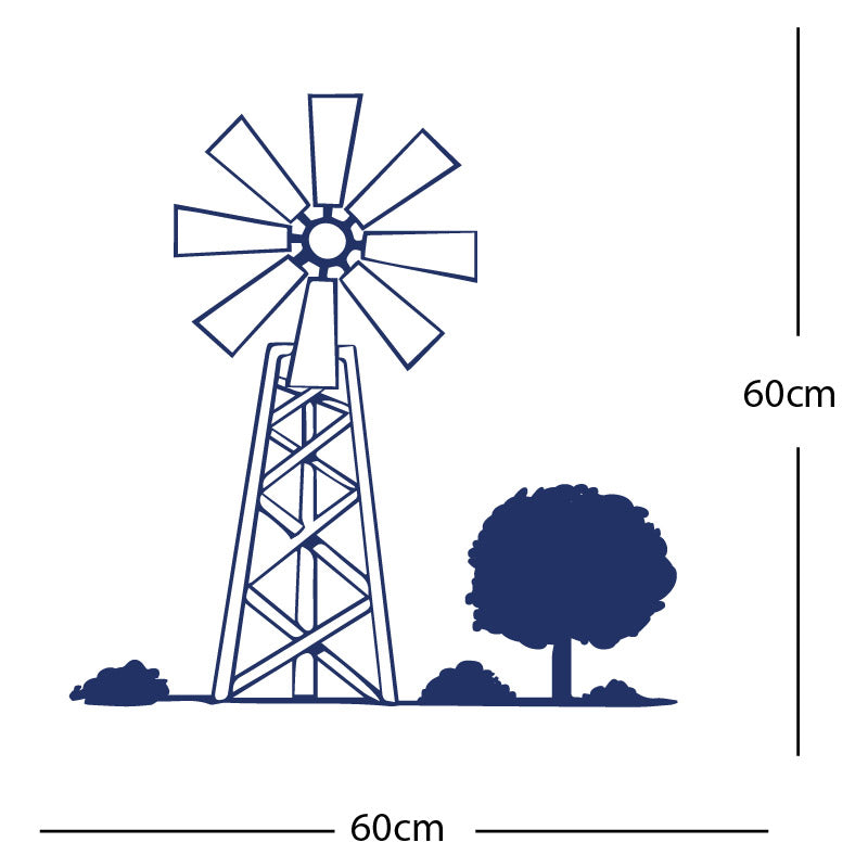 wind turbine wall sticker