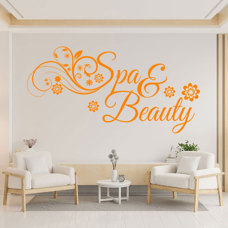 nails beauty salon wall sticker decal