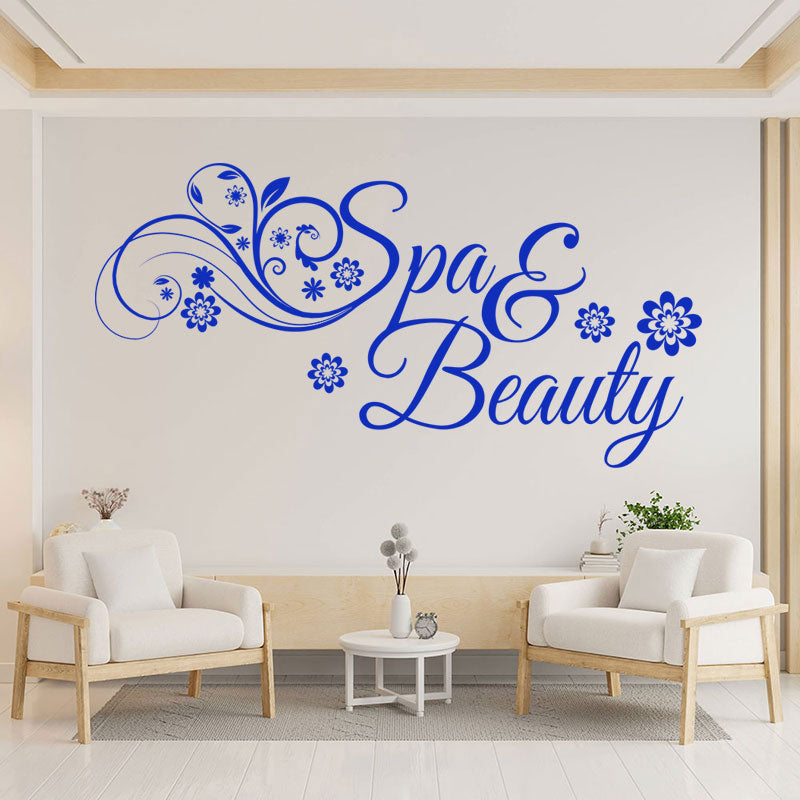 nails beauty salon wall sticker decal
