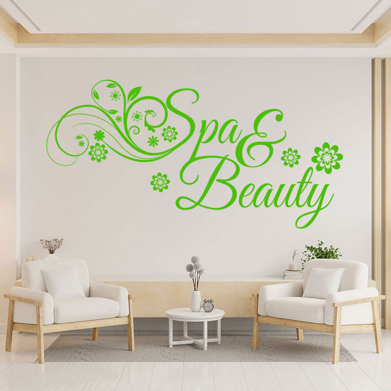 nails beauty salon wall sticker decal