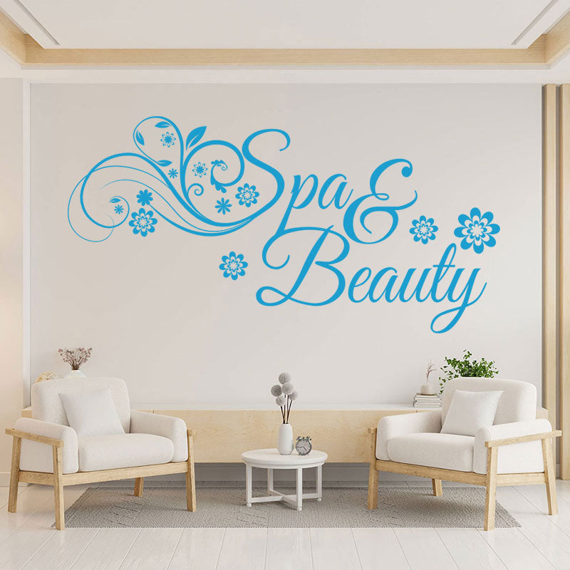 nails beauty salon wall sticker decal