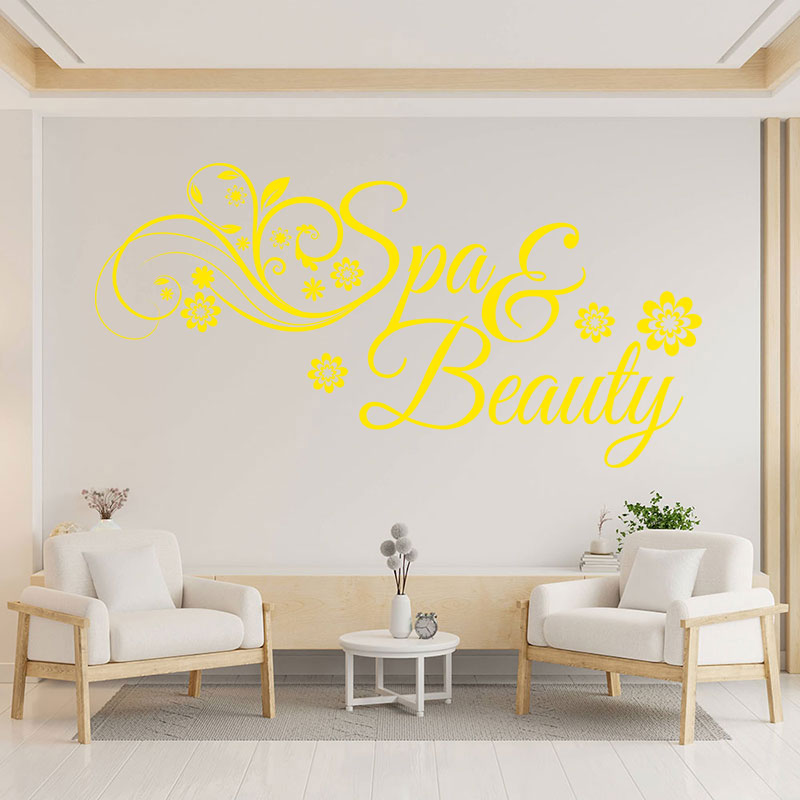 nails beauty salon wall sticker decal