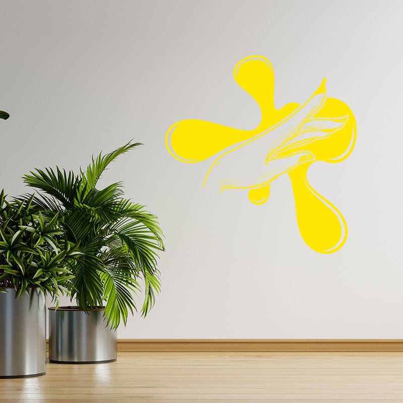 elegant nail salon wall sticker