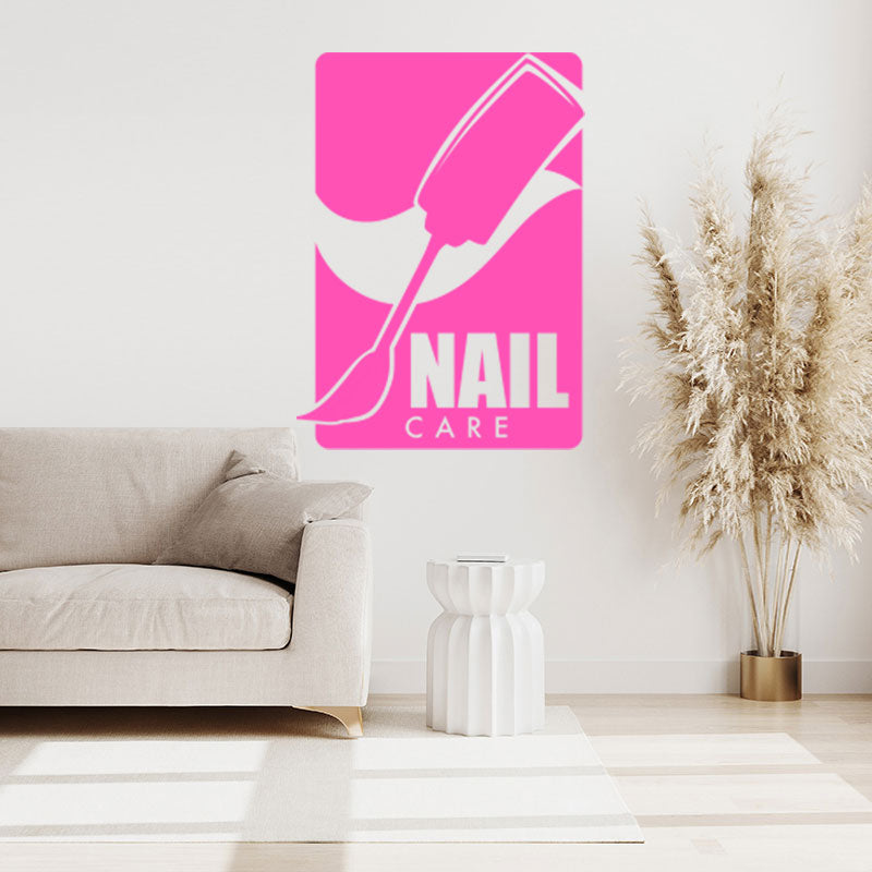 nail salon wall decal