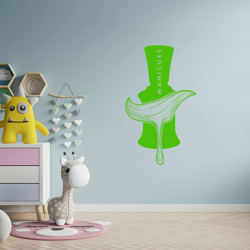 nail salon graphic decal art wall sticker