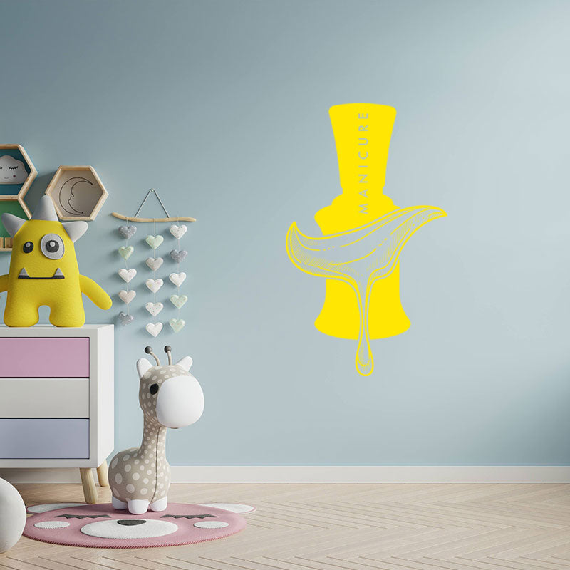 nail salon graphic decal art wall sticker