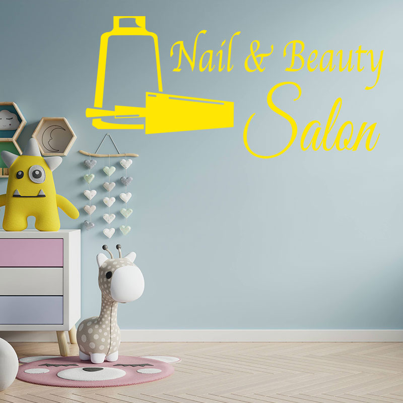 beauty salon decal wall sticker