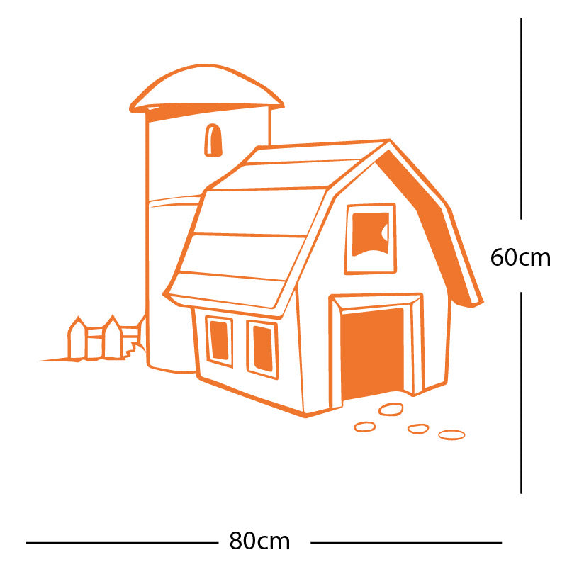 barn farmyard wall sticker