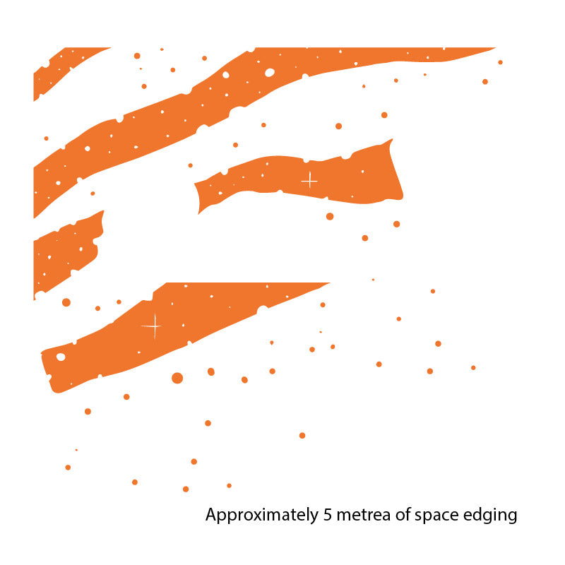 space scene edging wall sticker