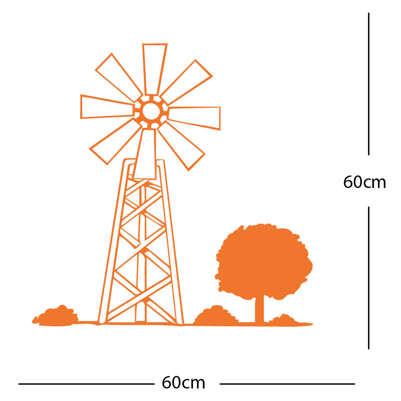 wind turbine wall sticker