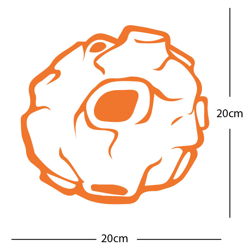 meteor wall sticker