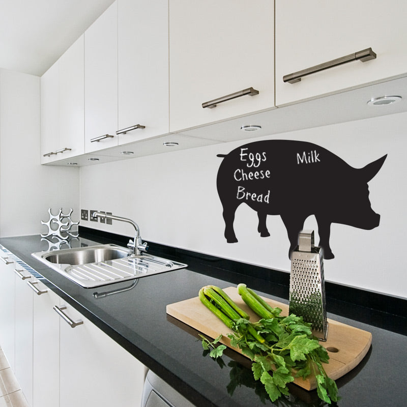 pig chalkboard wall sticker farmhouse blackboard