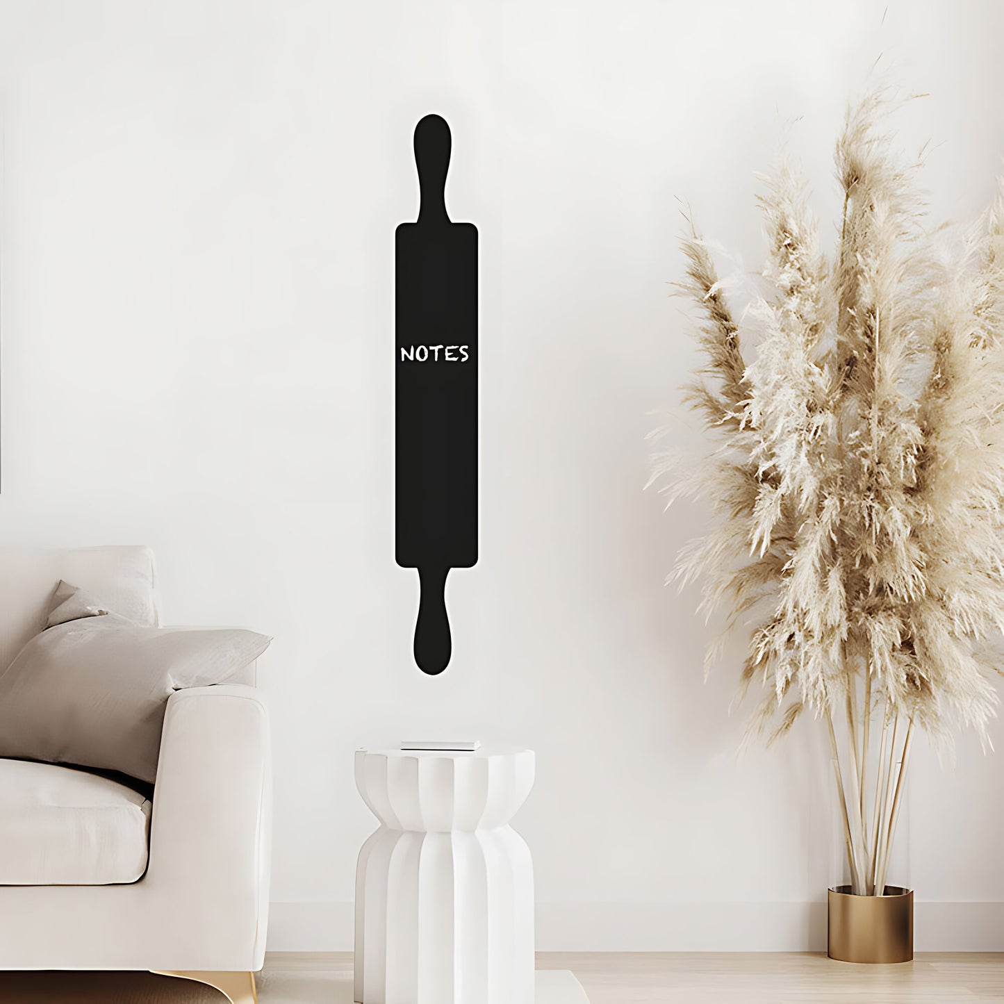 Rolling Pin Chalkboard Wall Sticker - Bakers' Kitchen Accent