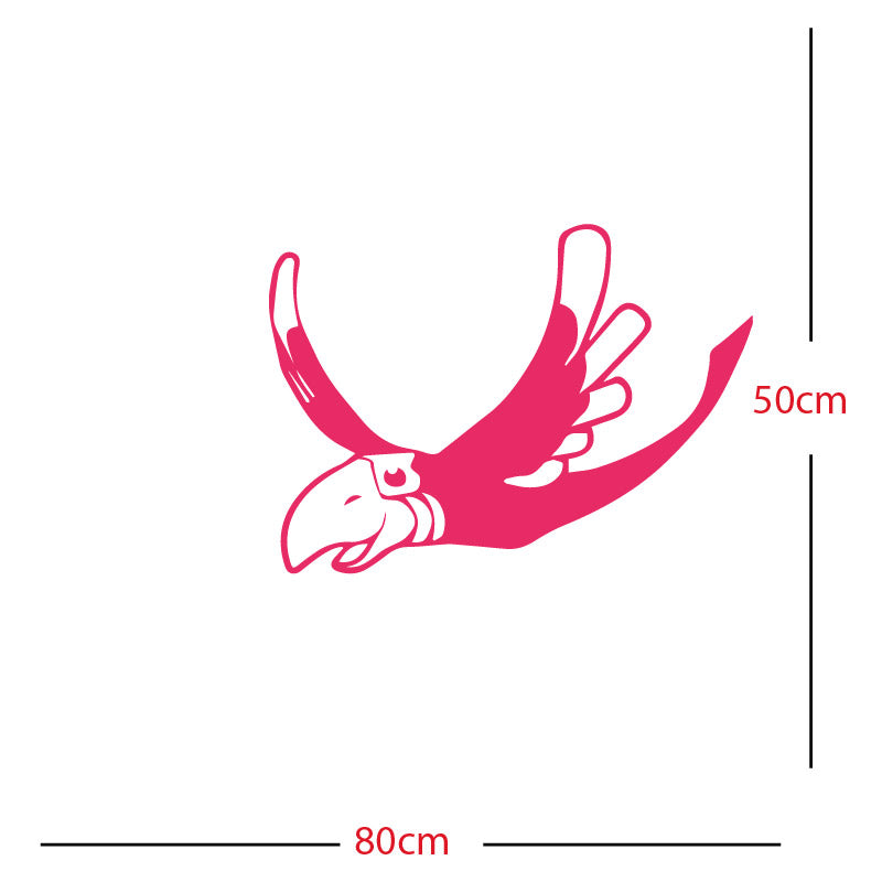 parrot pirate theme wall sticker