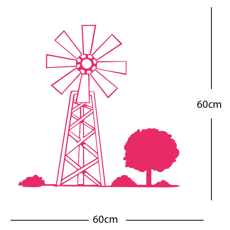 wind turbine wall sticker