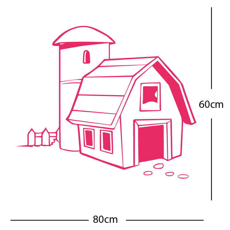 barn farmyard wall sticker
