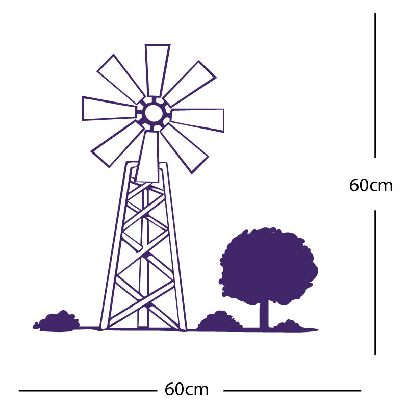 wind turbine wall sticker